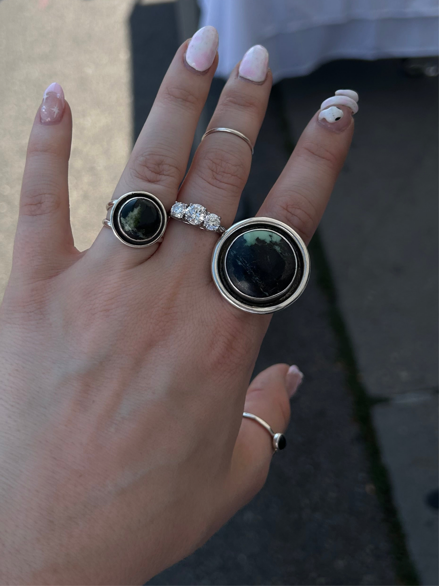 Variscite Power Ring ✦ Size 9