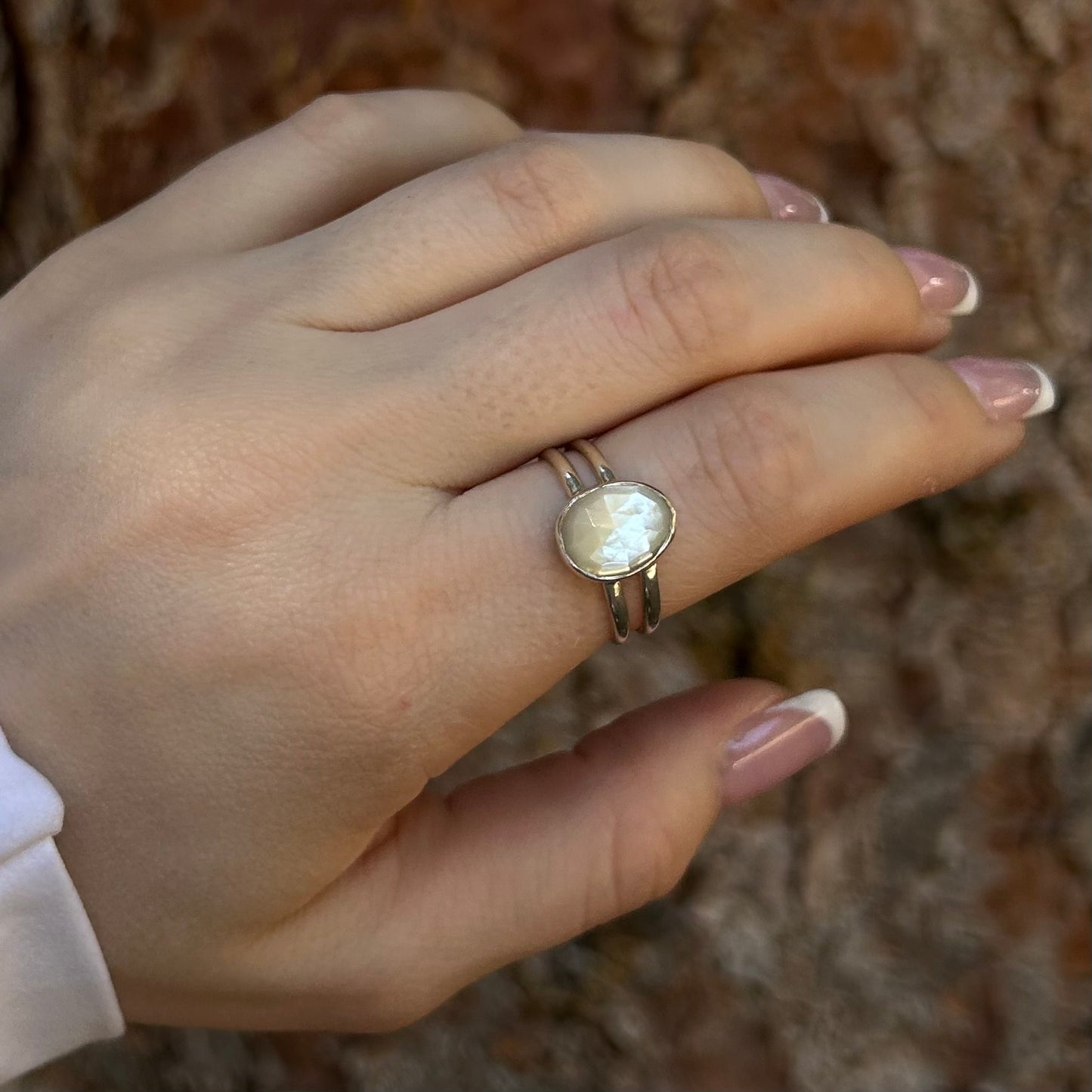 Mother of Pearl Ring ✦ Size 10.5