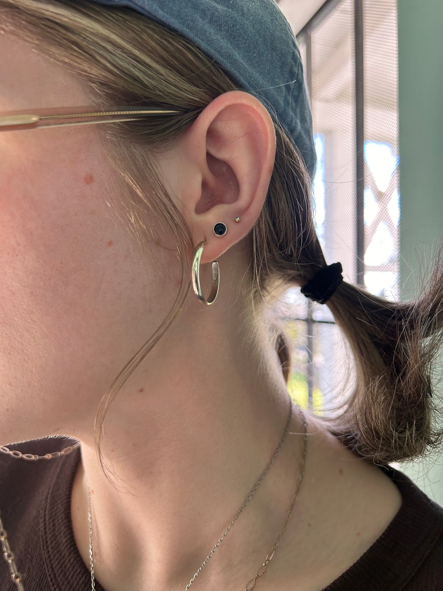 Sterling Silver Hoops