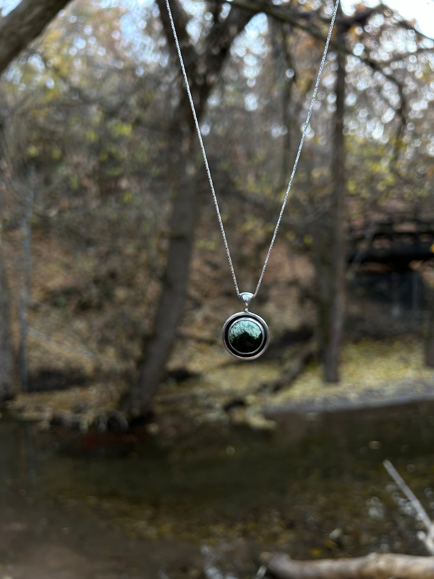 Mountain Shadow Box Necklace