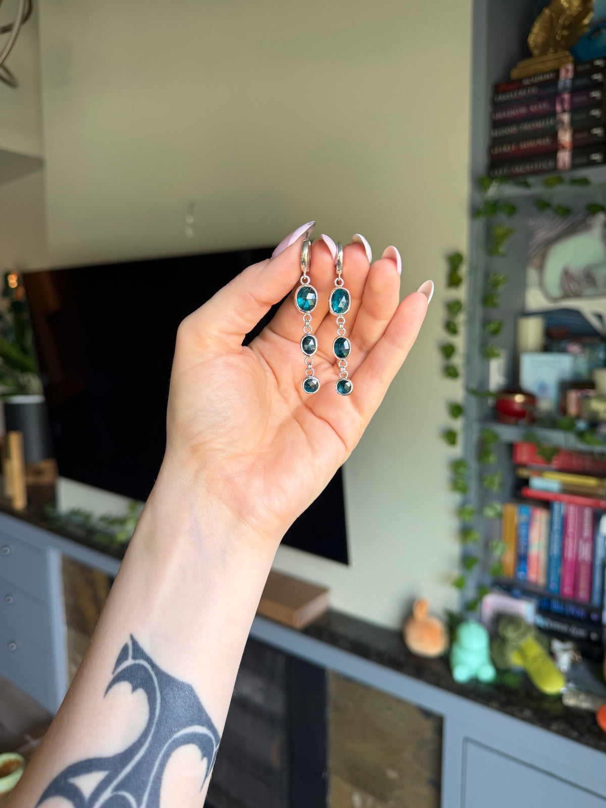 Kyanite Dangle Earrings ✦ Custom
