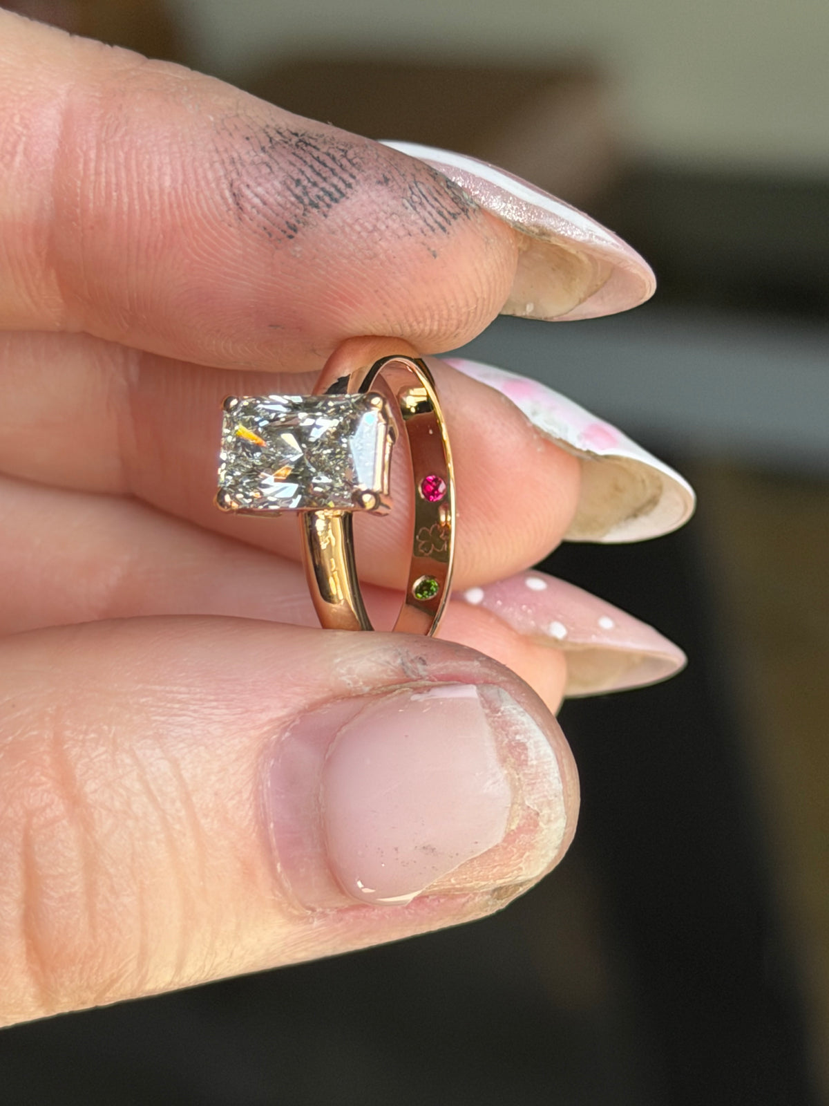 18k Rose Gold Engagement Ring ✦ Custom
