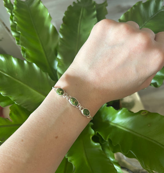 Three Sonoran Turquoise Bracelet