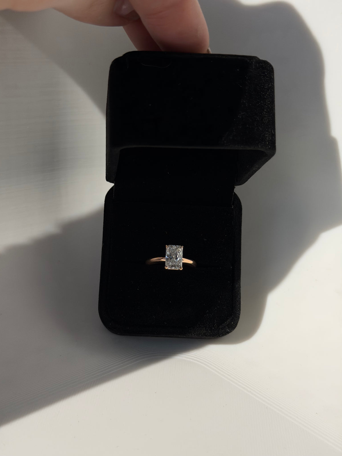 18k Rose Gold Engagement Ring ✦ Custom