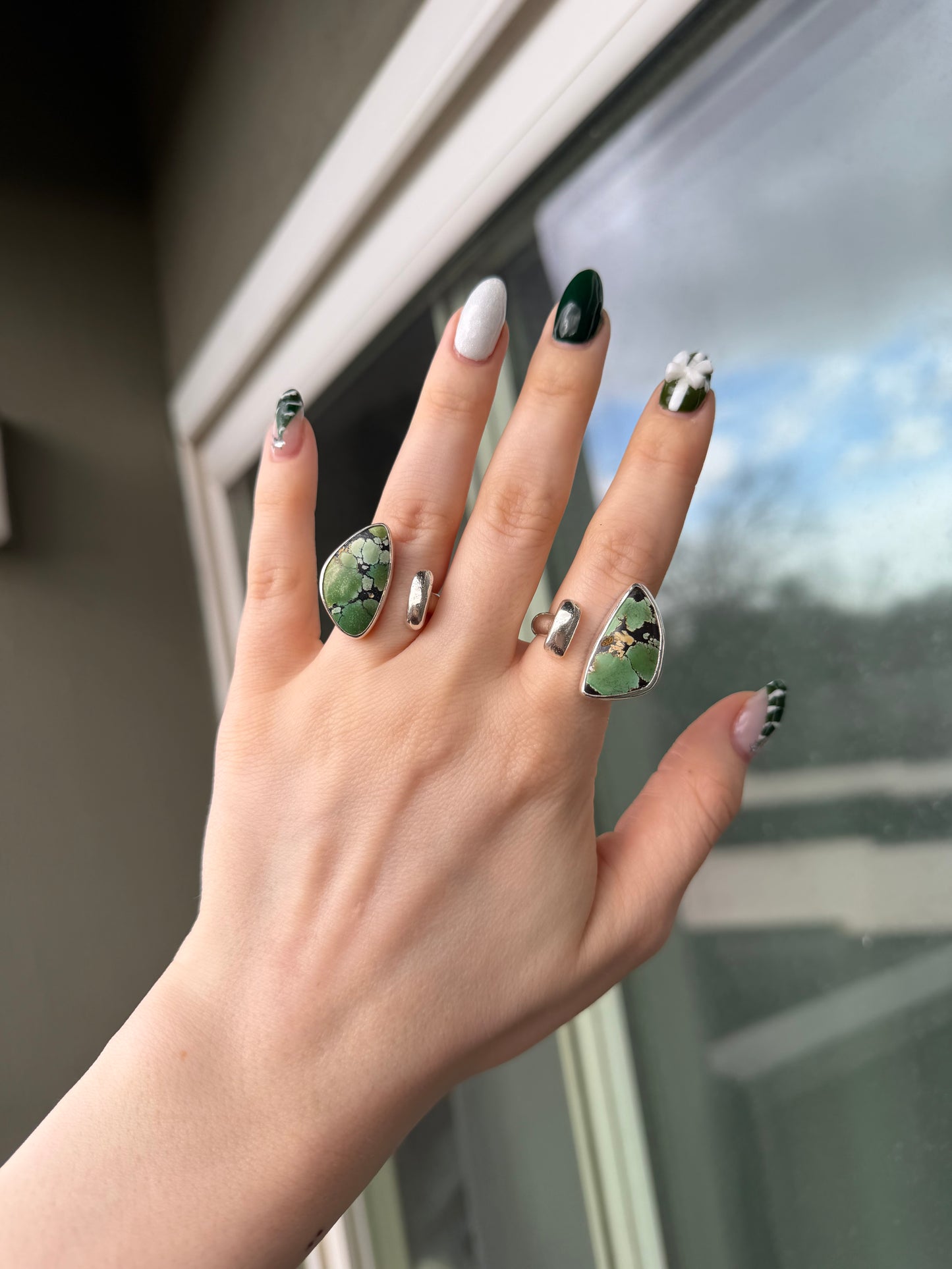 Chonky Hubei Turquoise Ring ✦ Sizes 8 & 10