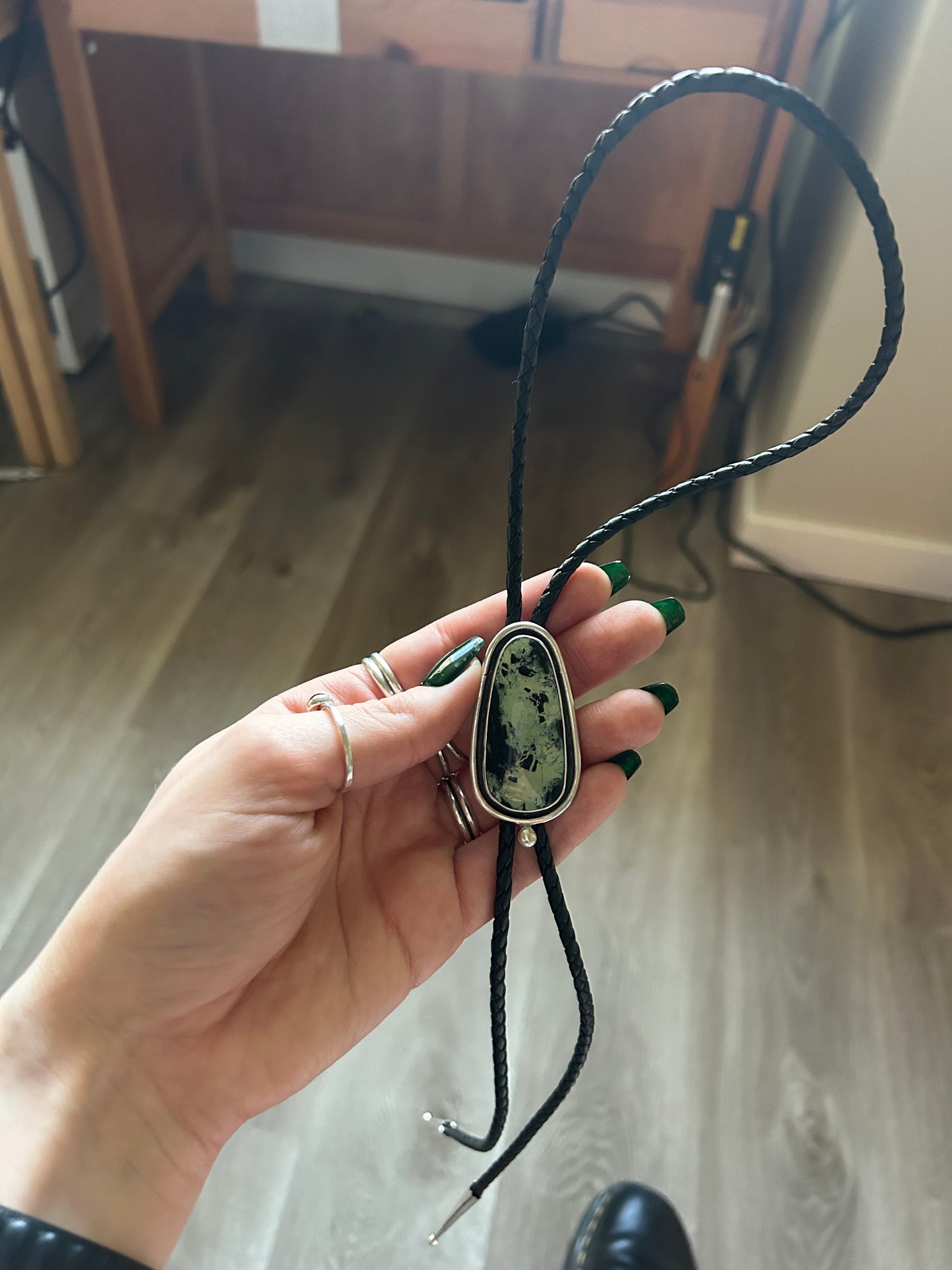 Saguaro Variscite Bolo Tie