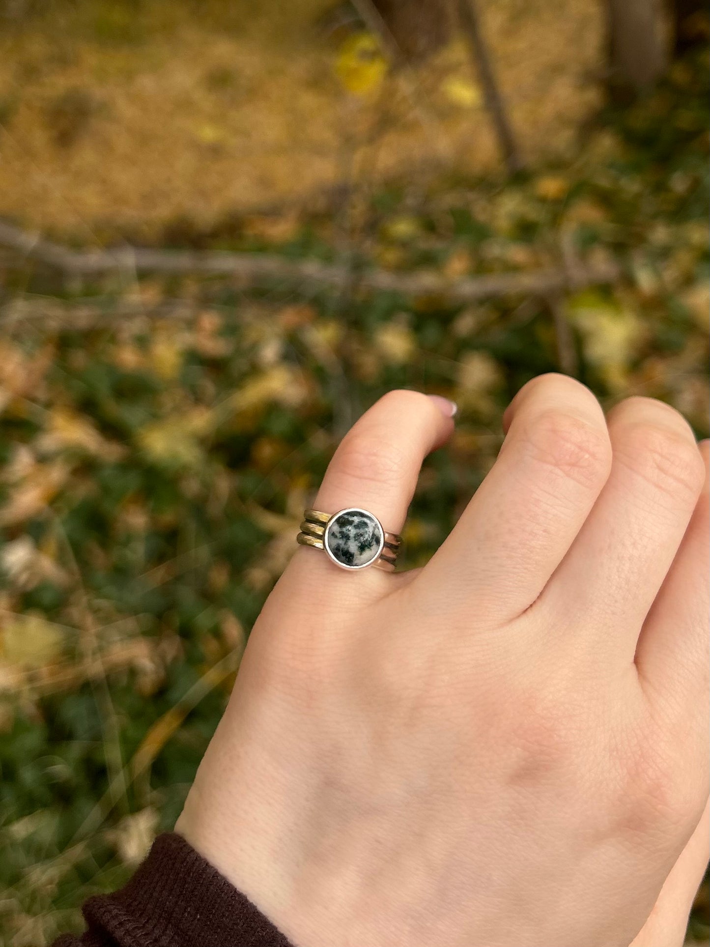 Moss Agate Ring ✦ Multiple Sizes Available