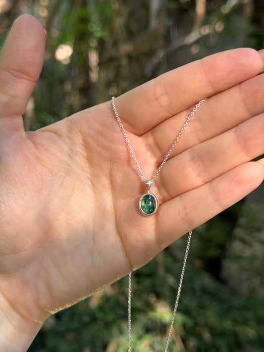 Green Kyanite Necklace