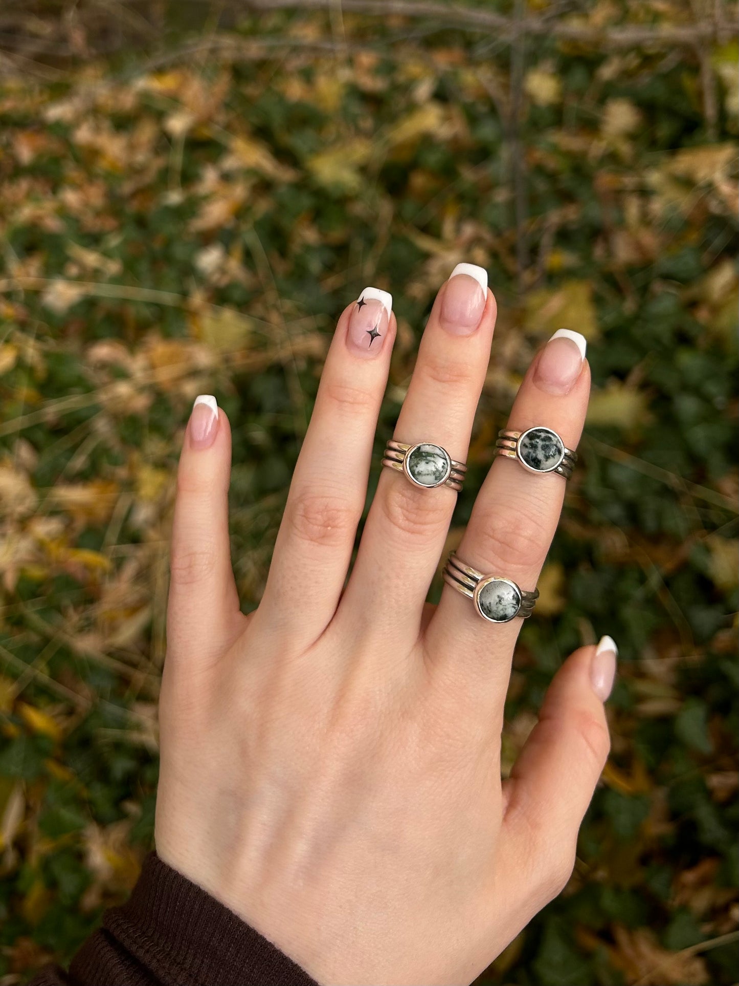 Moss Agate Ring ✦ Multiple Sizes Available