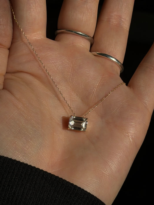 Lab Diamond Slide Pendant