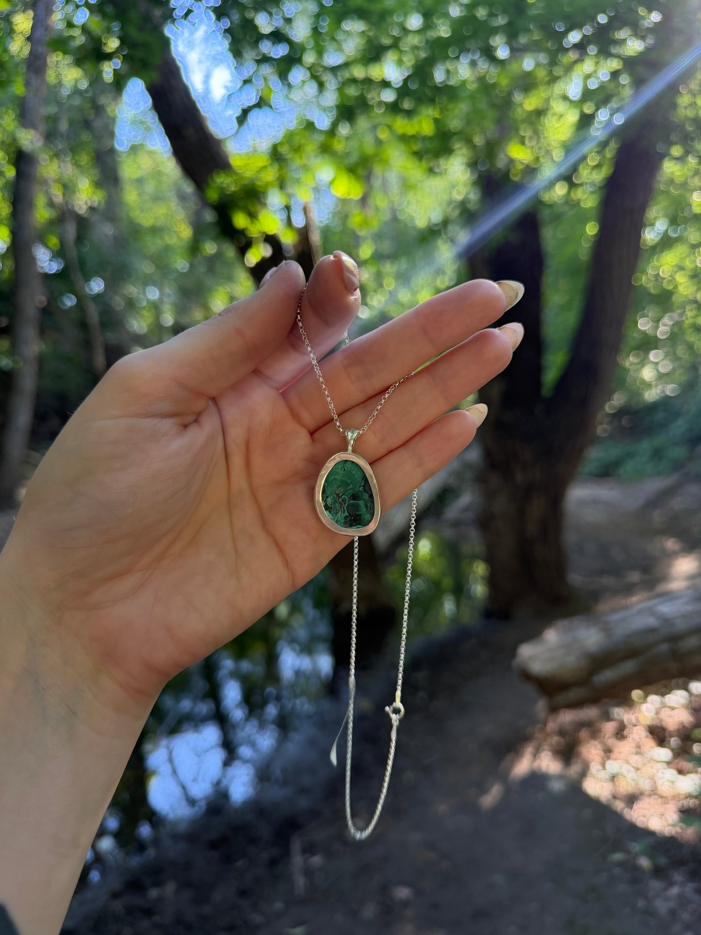 Malachite Chrysocolla Necklace