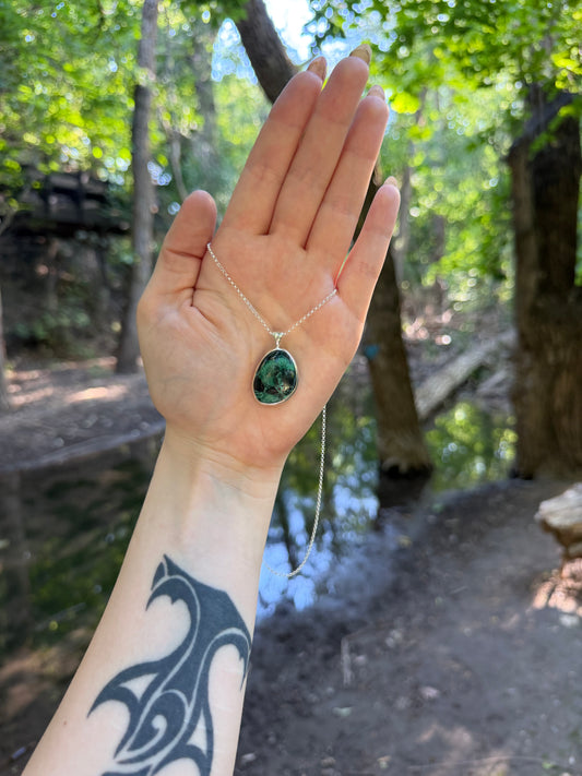 Malachite Chrysocolla Necklace