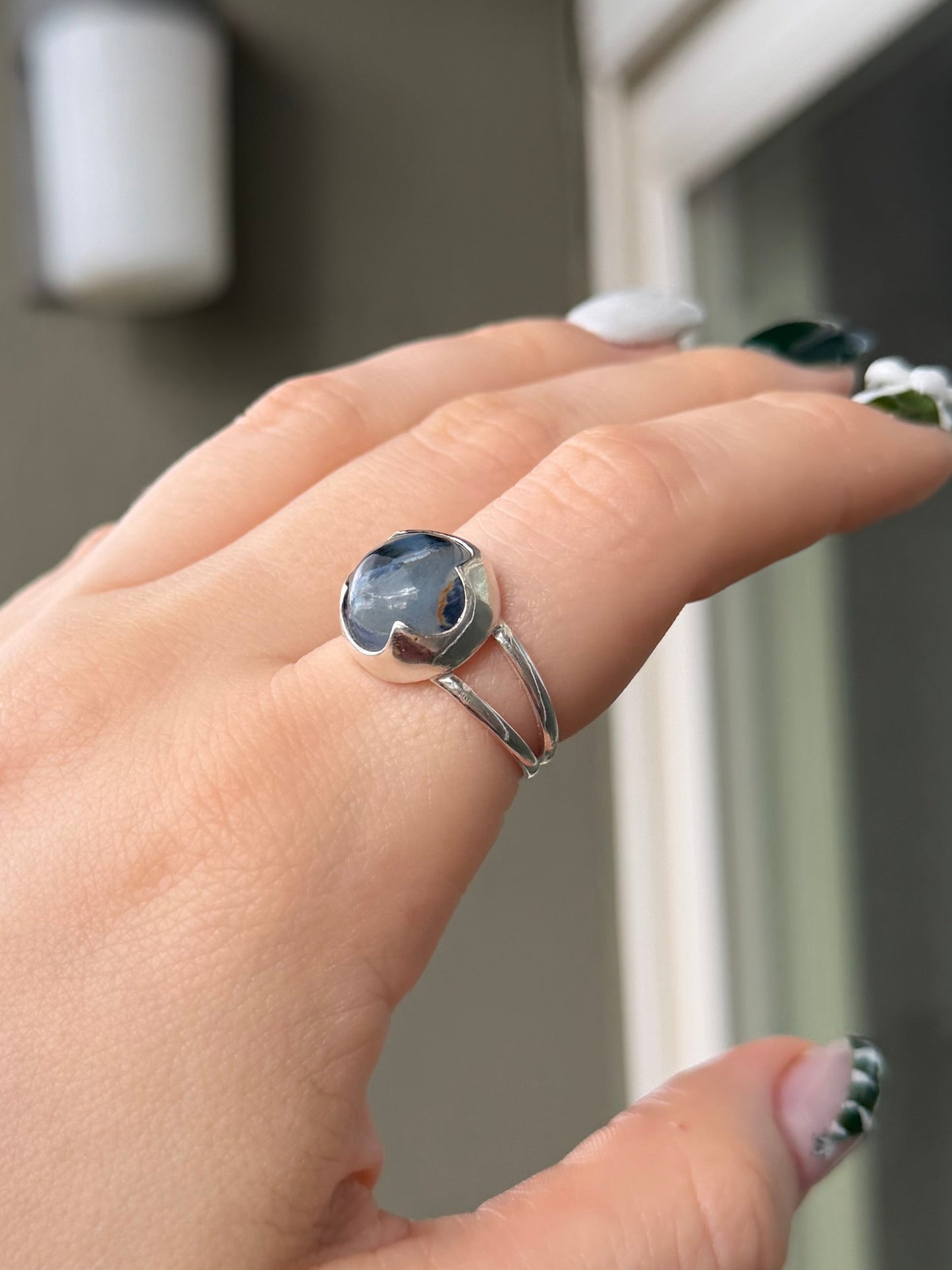 Pietersite Crown Ring ✦ Size 9.5