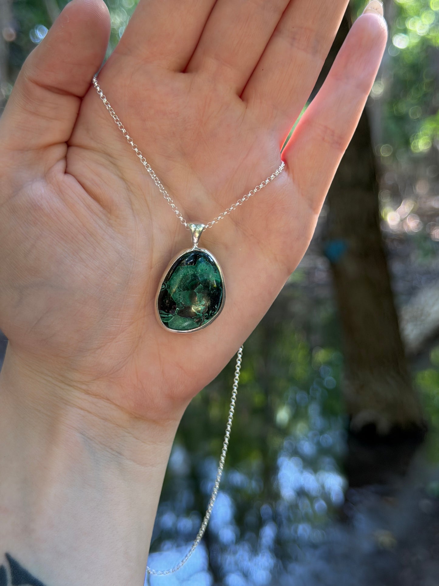 Malachite Chrysocolla Necklace