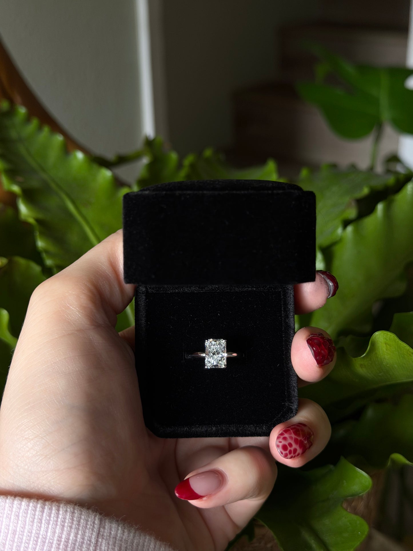 Platinum Engagement Ring ✦ Custom