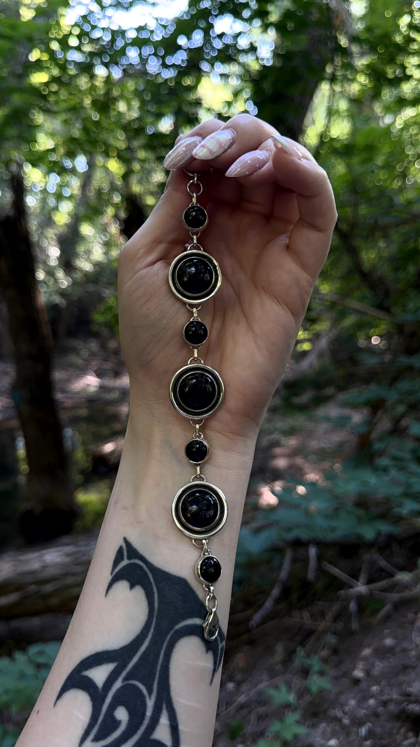 Shadow Box Onyx Bracelet
