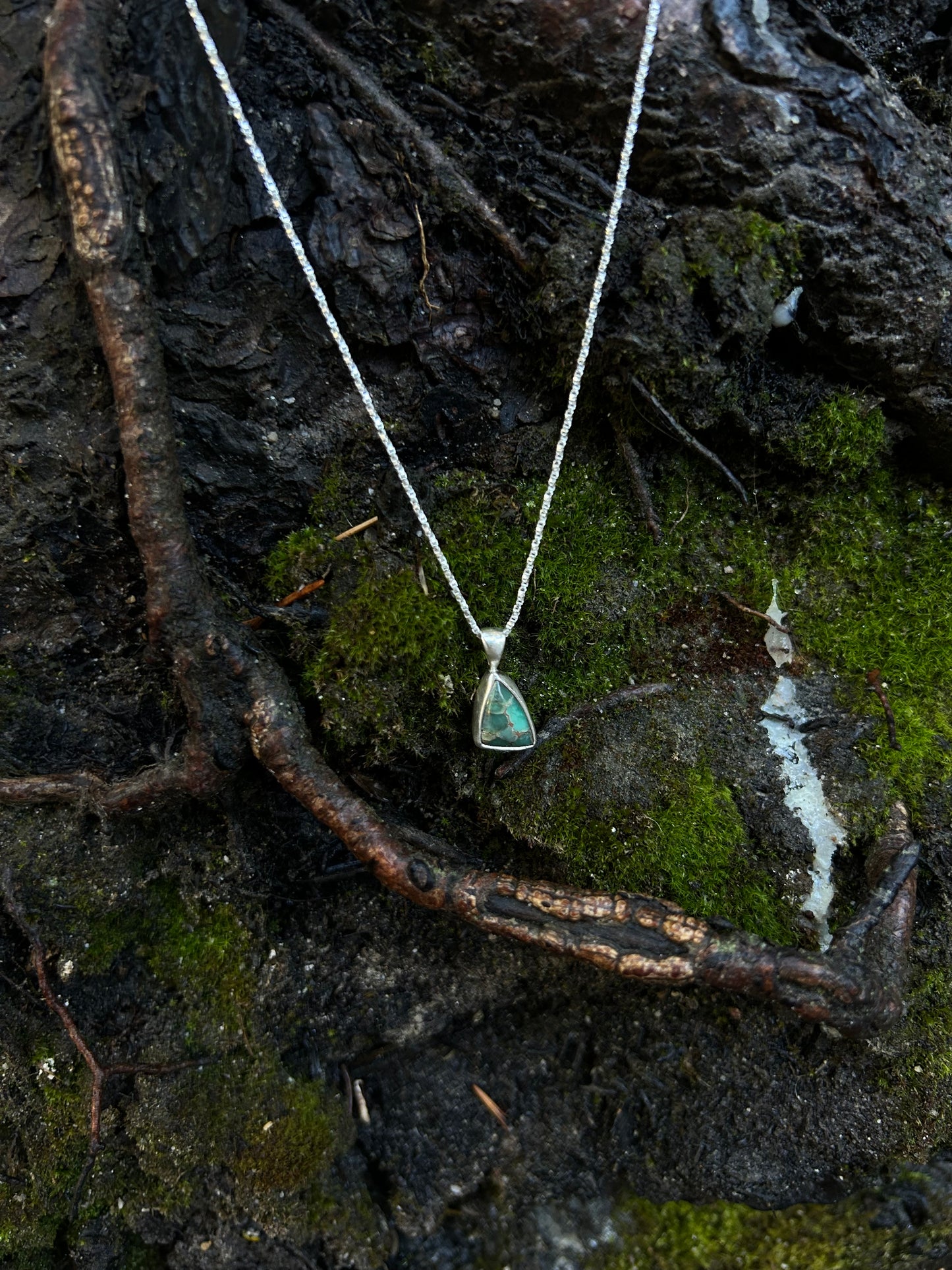 Triangle Variscite Necklace