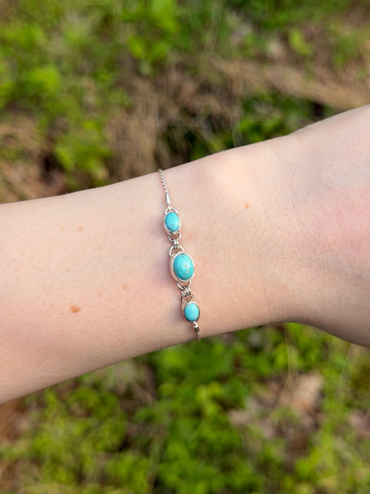 Adjustable Turquoise Bracelet