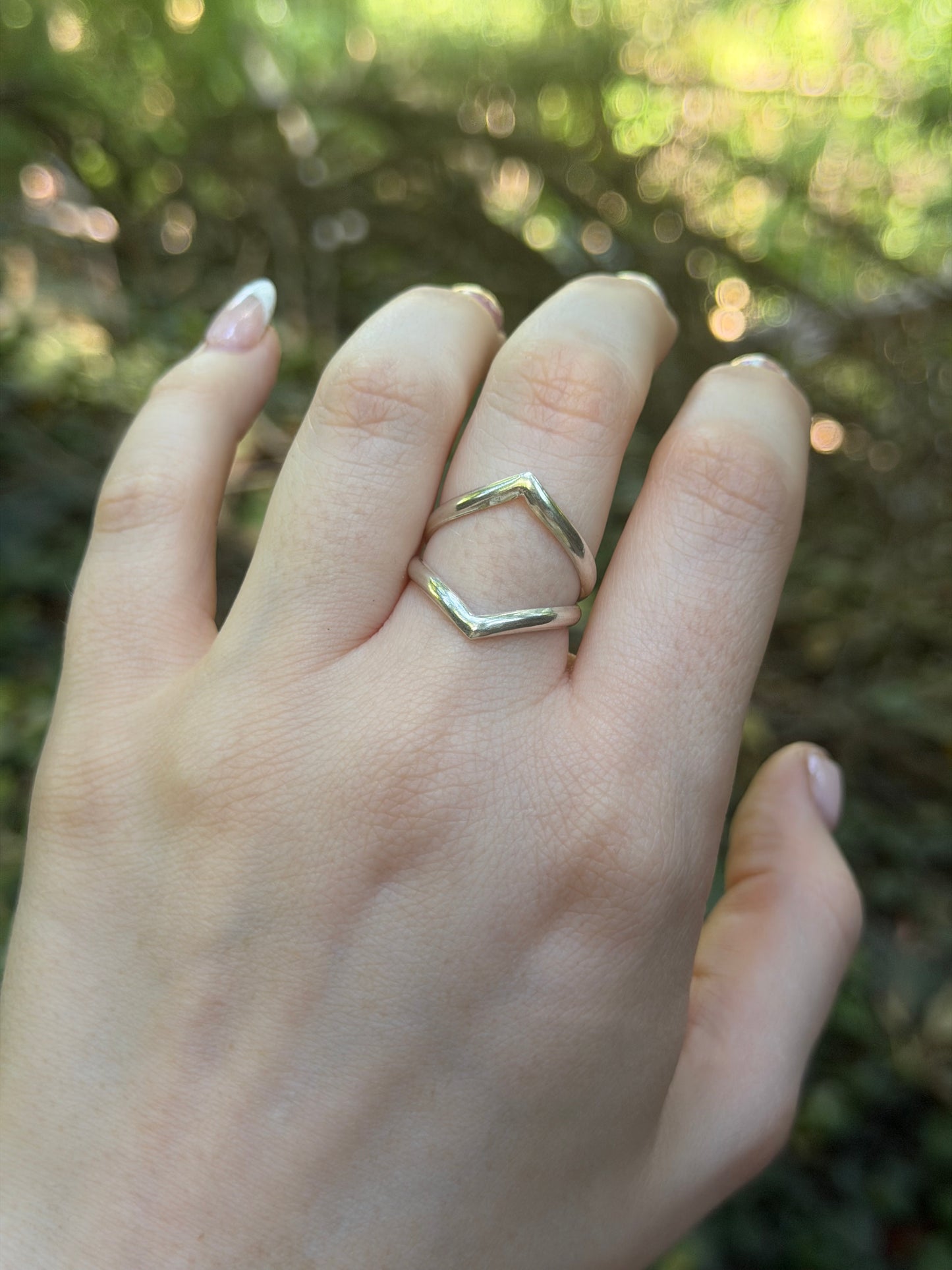 Chevron Ring ✦ Size 9