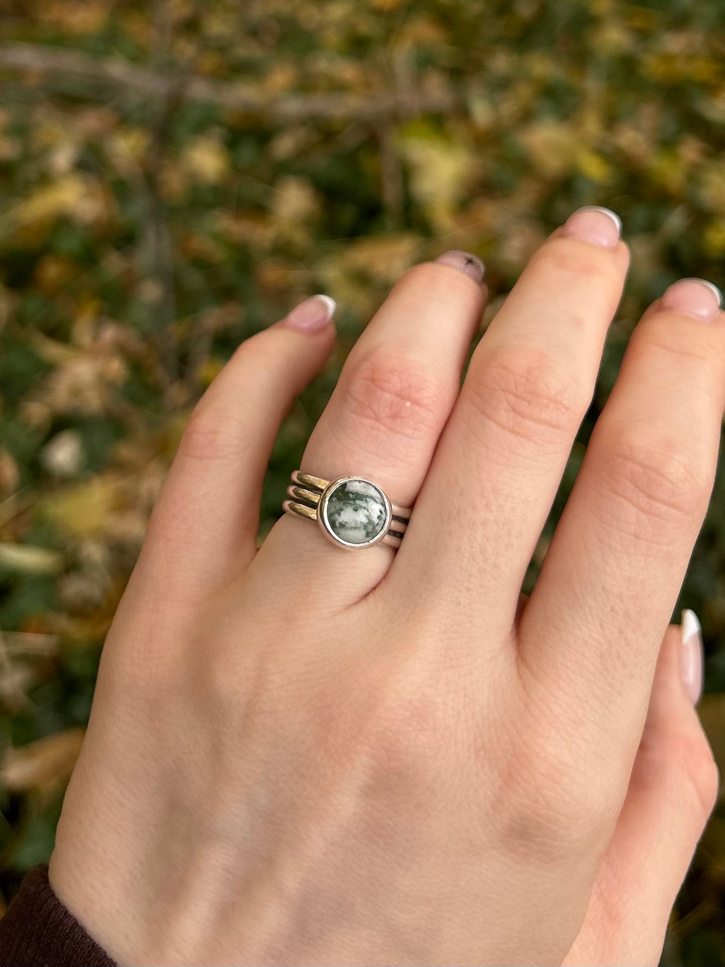 Moss Agate Ring ✦ Multiple Sizes Available