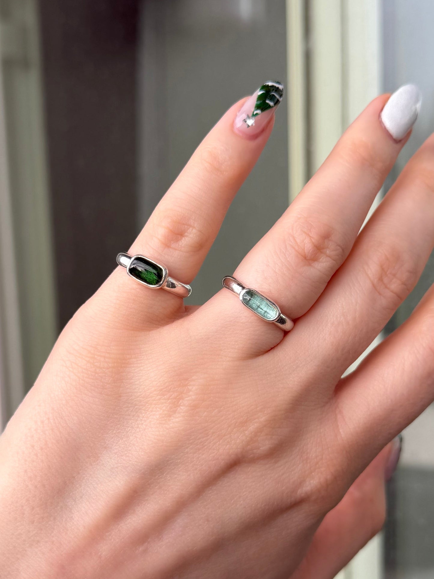 Dainty Tourmaline Ring ✦ Sizes 6 & 7