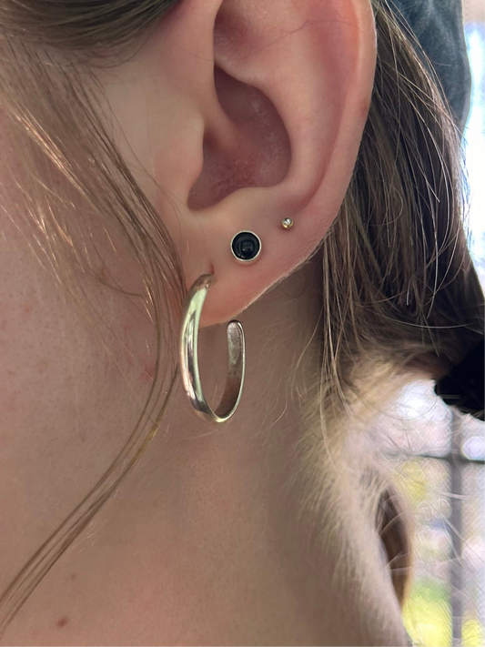 Sterling Silver Hoops