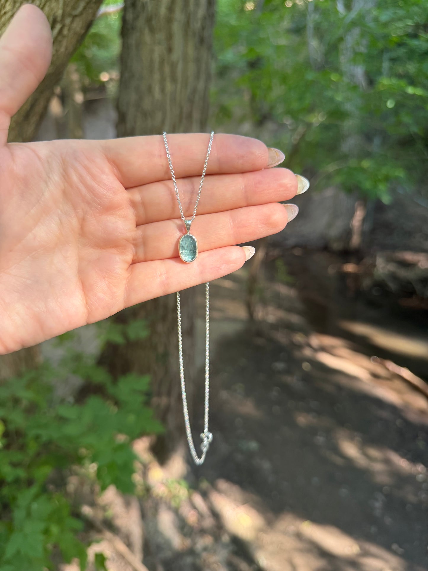 Blue Kyanite Necklace
