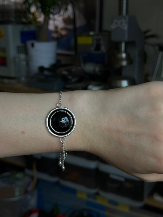 Onyx Shadow Box Bracelet