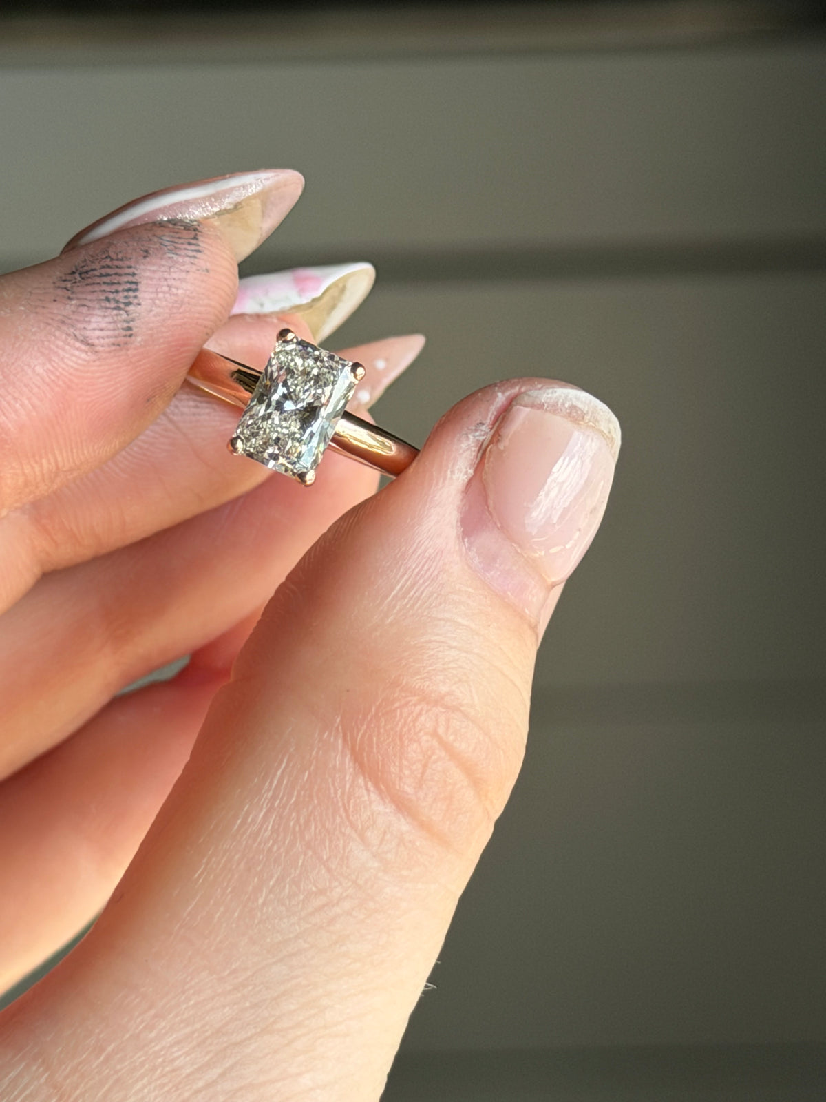 18k Rose Gold Engagement Ring ✦ Custom