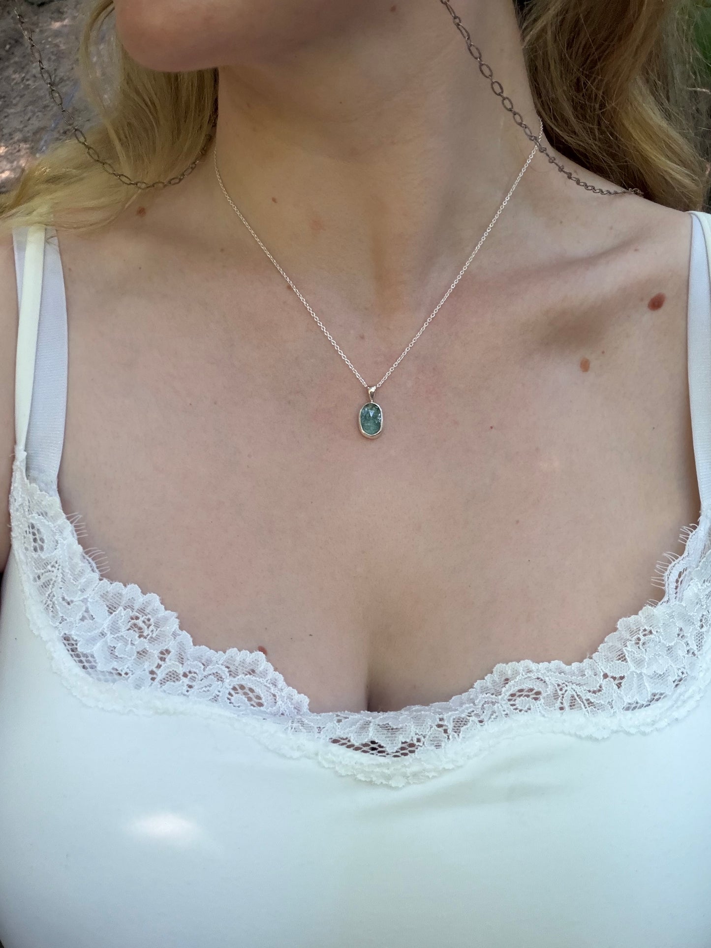 Blue Kyanite Necklace