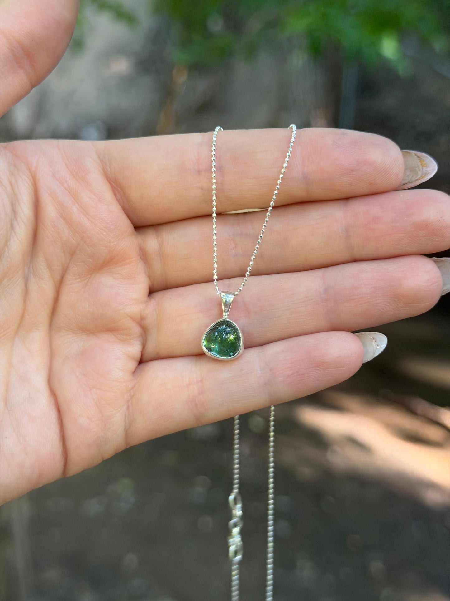Trillion Kyanite Necklace