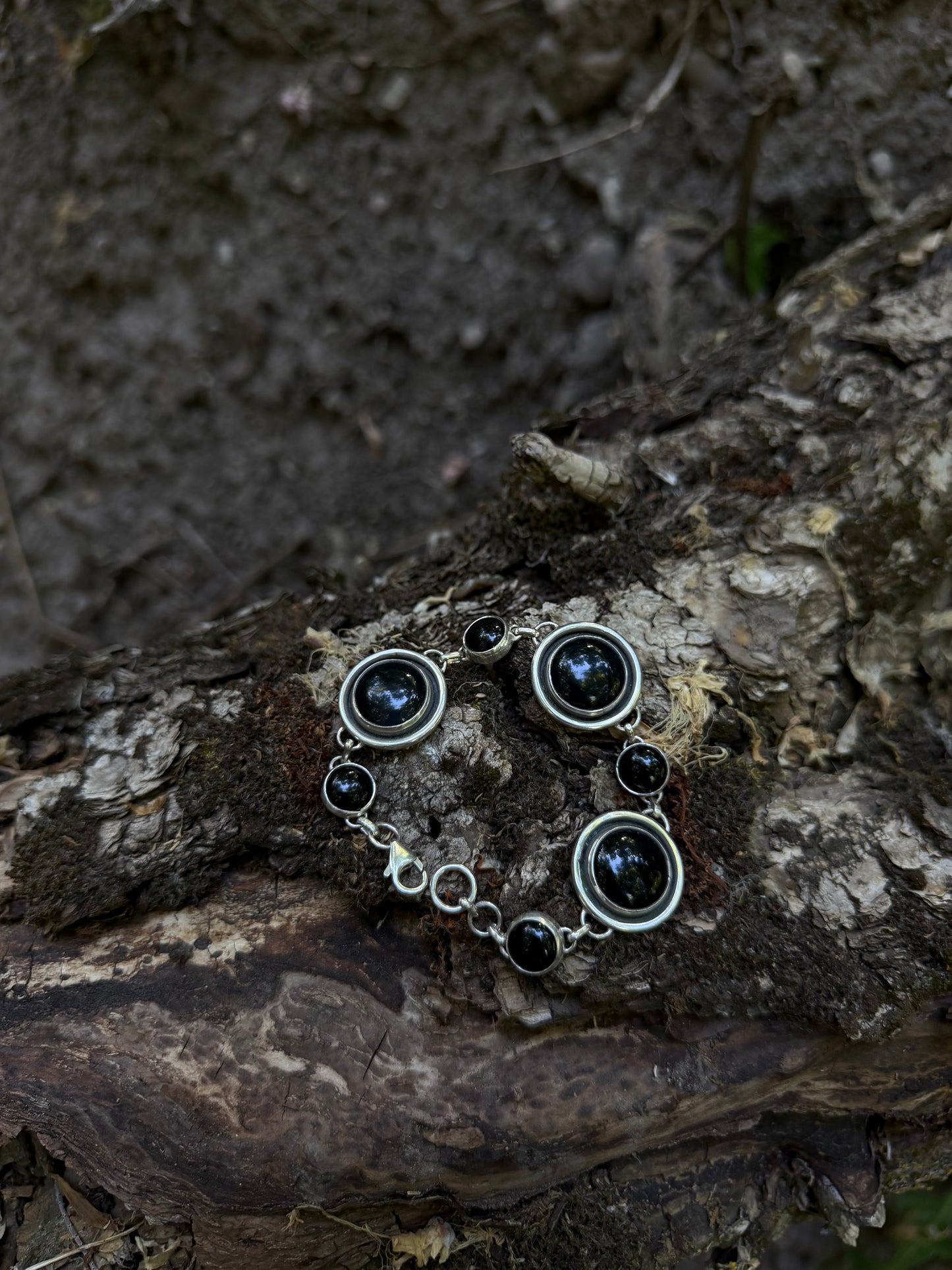 Shadow Box Onyx Bracelet