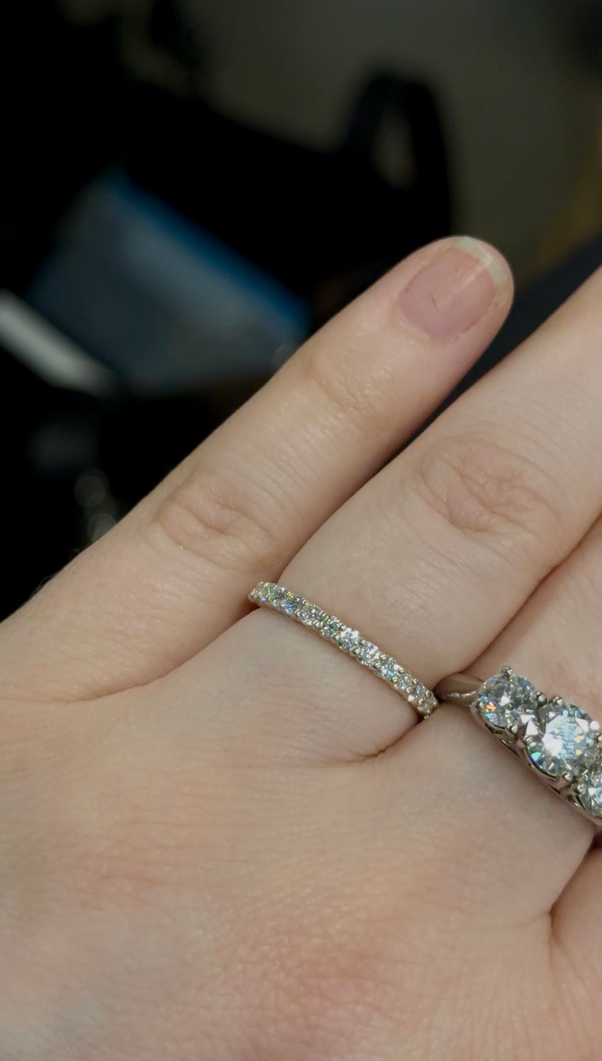 Lab Diamond Anniversary Band - Made To Order