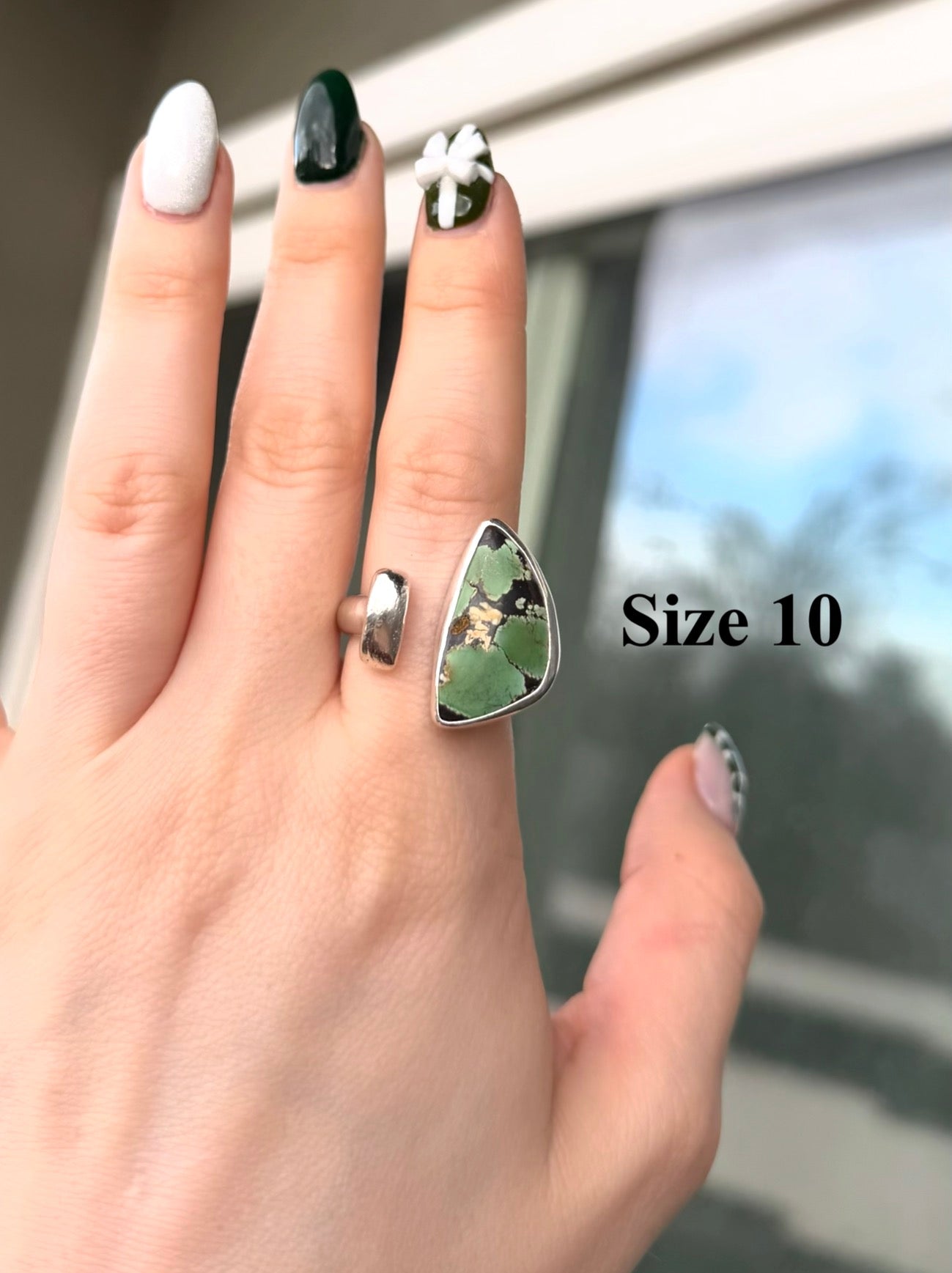 Chonky Hubei Turquoise Ring ✦ Sizes 8 & 10