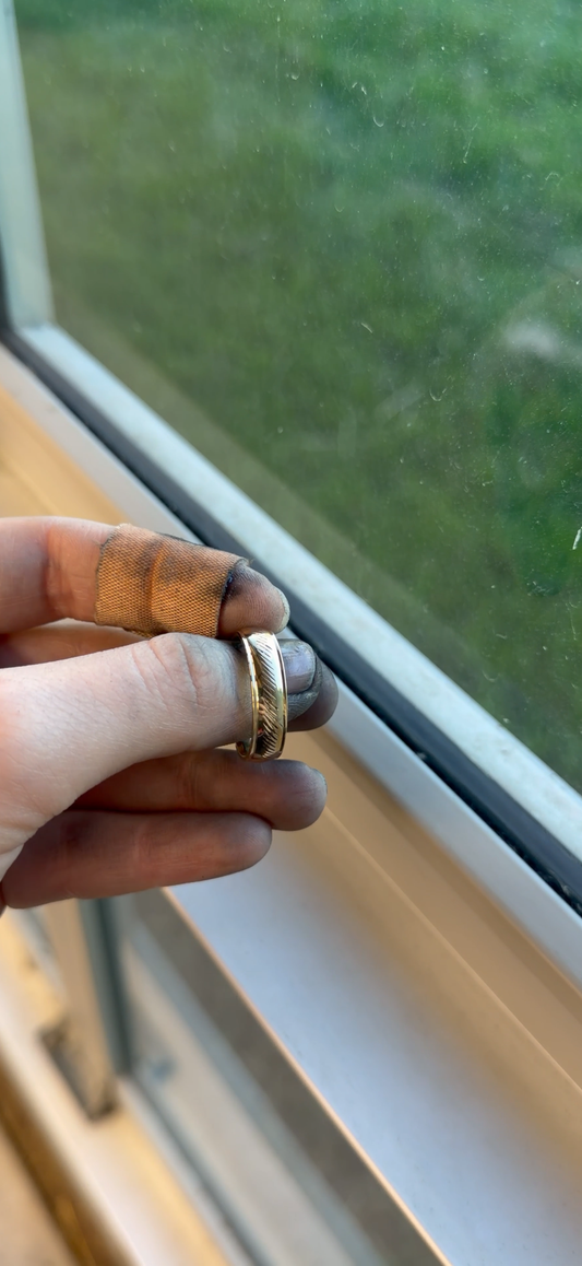 Men’s 14k Gold Wedding Band ✦ Custom