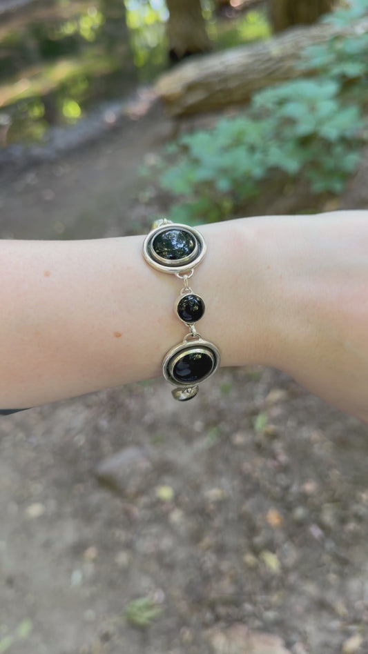 Shadow Box Onyx Bracelet
